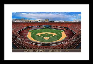 Candlestick Park 1999 - Framed Print