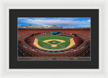 Load image into Gallery viewer, Candlestick Park 1999 - Framed Print
