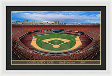 Load image into Gallery viewer, Candlestick Park 1999 - Framed Print
