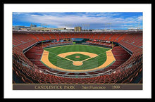 Load image into Gallery viewer, Candlestick Park 1999 - Framed Print
