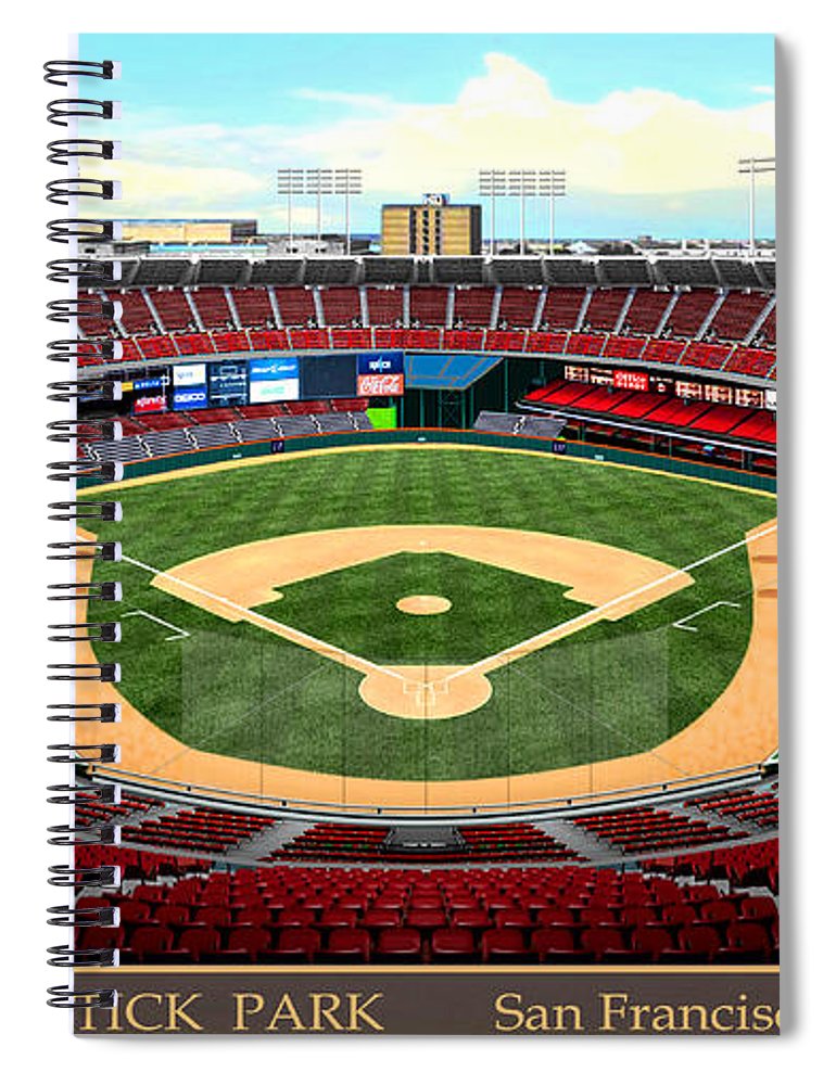 Candlestick Park 1999 - Spiral Notebook