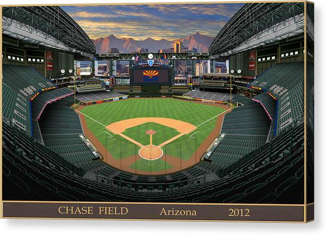 Chase Field 2012 - Canvas Print