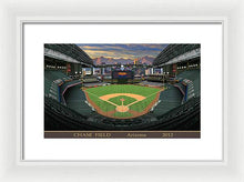 Load image into Gallery viewer, Chase Field 2012 - Framed Print
