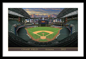 Chase Field 2012 - Framed Print