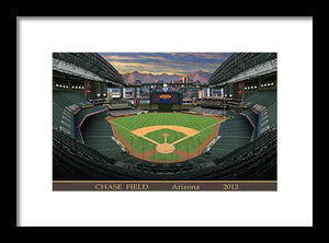 Chase Field 2012 - Framed Print