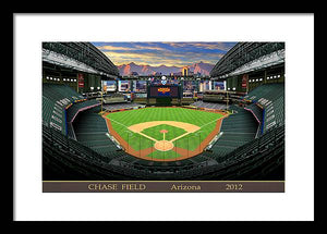 Chase Field 2012 - Framed Print