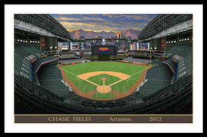 Chase Field 2012 - Framed Print