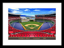 Load image into Gallery viewer, Cinergy Field 2001 - Framed Print
