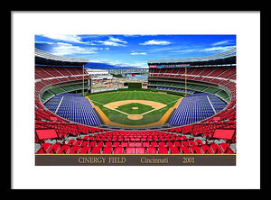 Cinergy Field 2001 - Framed Print