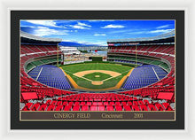 Load image into Gallery viewer, Cinergy Field 2001 - Framed Print
