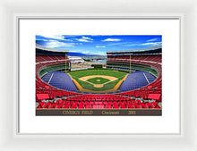 Load image into Gallery viewer, Cinergy Field 2001 - Framed Print
