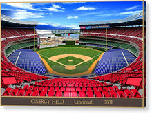 Load image into Gallery viewer, Cinergy Field 2001 - Acrylic Print
