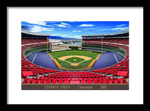 Load image into Gallery viewer, Cinergy Field 2001 - Framed Print
