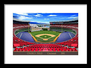 Cinergy Field 2001 - Framed Print