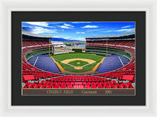 Load image into Gallery viewer, Cinergy Field 2001 - Framed Print
