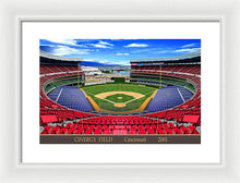 Load image into Gallery viewer, Cinergy Field 2001 - Framed Print
