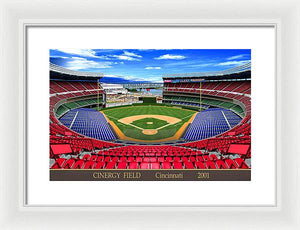 Cinergy Field 2001 - Framed Print