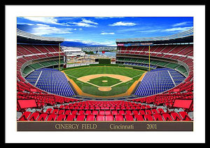 Cinergy Field 2001 - Framed Print