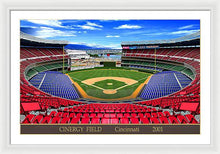 Load image into Gallery viewer, Cinergy Field 2001 - Framed Print
