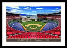 Load image into Gallery viewer, Cinergy Field 2001 - Framed Print
