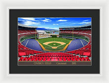 Load image into Gallery viewer, Cinergy Field 2001 - Framed Print
