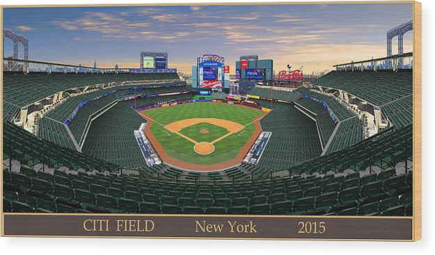 Citi Field 2015 - Wood Print