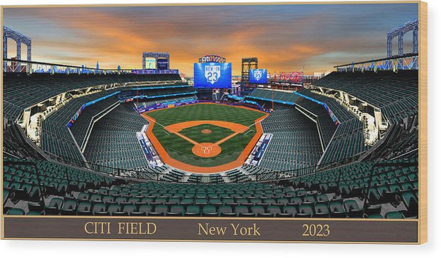 Citi Field 2023 - Wood Print