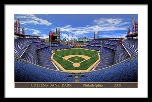 Citizens Bank Park 2008 - Framed Print