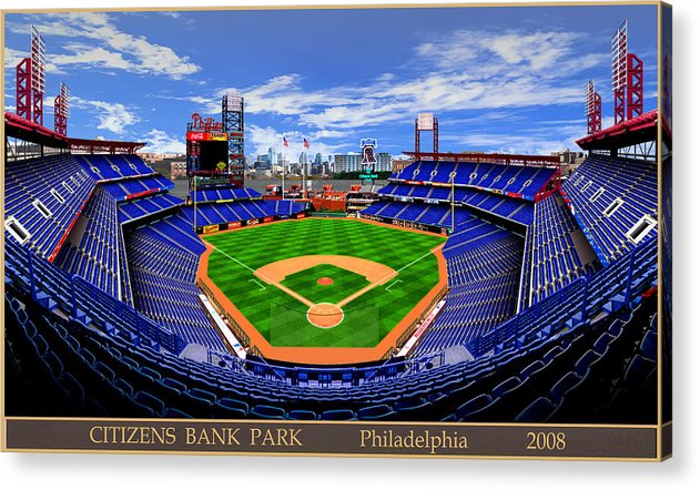 Citizens Bank Park 2008 - Acrylic Print