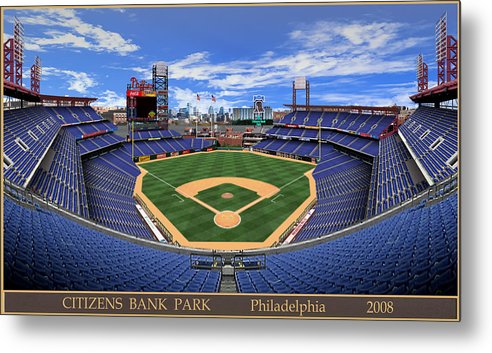 Citizens Bank Park 2008 - Metal Print