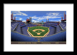 Citizens Bank Park 2008 - Framed Print