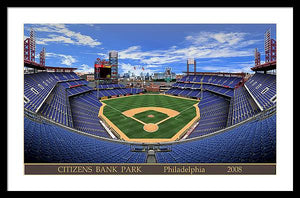 Citizens Bank Park 2008 - Framed Print