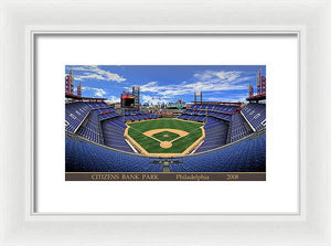 Citizens Bank Park 2008 - Framed Print