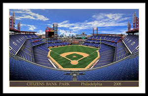 Citizens Bank Park 2008 - Framed Print