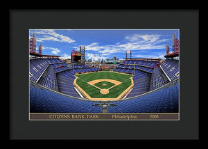 Citizens Bank Park 2008 - Framed Print