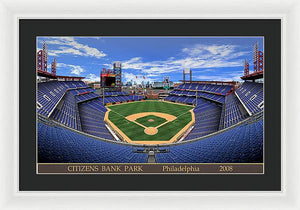 Citizens Bank Park 2008 - Framed Print