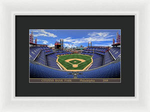 Citizens Bank Park 2008 - Framed Print