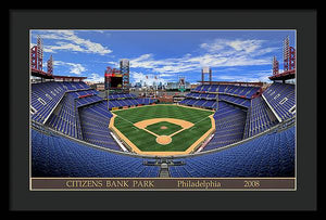 Citizens Bank Park 2008 - Framed Print