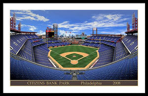 Citizens Bank Park 2008 - Framed Print