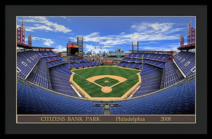 Citizens Bank Park 2008 - Framed Print