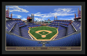 Citizens Bank Park 2008 - Framed Print