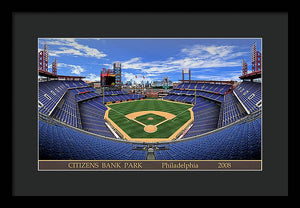 Citizens Bank Park 2008 - Framed Print