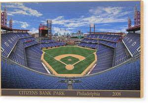 Citizens Bank Park 2008 - Wood Print