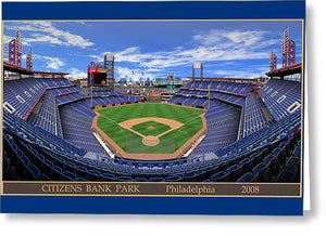 Citizens Bank Park 2008 - Greeting Card