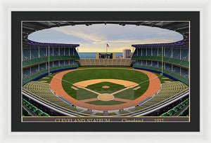 Cleveland Stadium 1932 - Framed Print