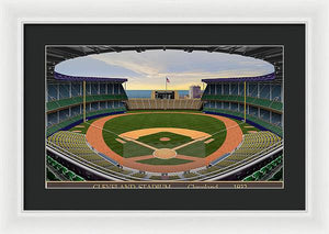 Cleveland Stadium 1932 - Framed Print