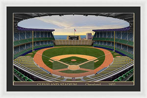 Cleveland Stadium 1932 - Framed Print