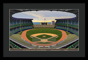 Cleveland Stadium 1932 - Framed Print