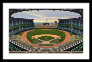 Cleveland Stadium 1932 - Framed Print