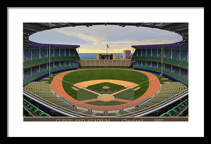 Cleveland Stadium 1932 - Framed Print